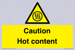Caution Hot content
